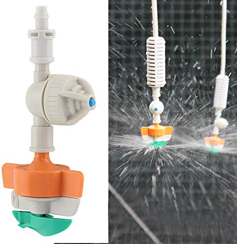 Cryfokt Rotierendes Gartenbewässerungs-Sprinkler-Set, Anti-Leckage-Design, Geeignet für die Bewässerung von Blumen in Innenhöfen