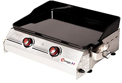 Plancha au gaz SO PREMIUM 2 brûleurs 7kW