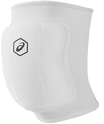 ASICS, Knee Pads Unisex-Adult, White, L