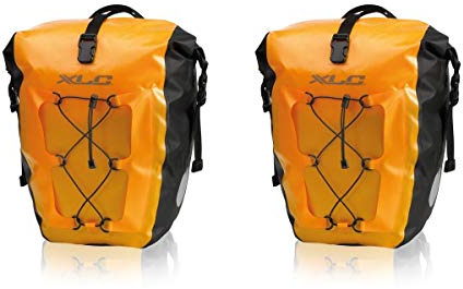 XLC Einzeltaschenset wasserdicht Packtasche gelb 1size