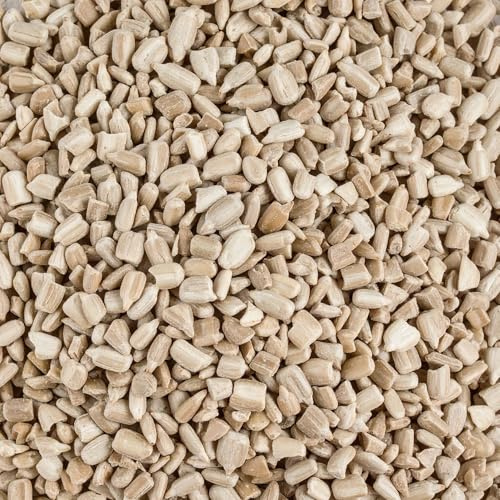 Leagrams Sunflower Heart Chips for Wild Birds – Husk Free, No Mess, High-Energy Bird Food (25.1kg) Bag
