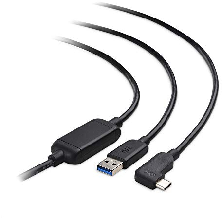 Cable Matters Unidirectional Active USB C Cable - 14.6ft / 5m, Long USBA to USBC Cable for Oculus Quest 2 Headset, Compatible with Oculus Link, Black