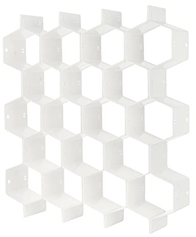 poeland Schublade Teiler Organizer 8 Stück DIY Kunststoff Gitter Wabe Schublade Teiler