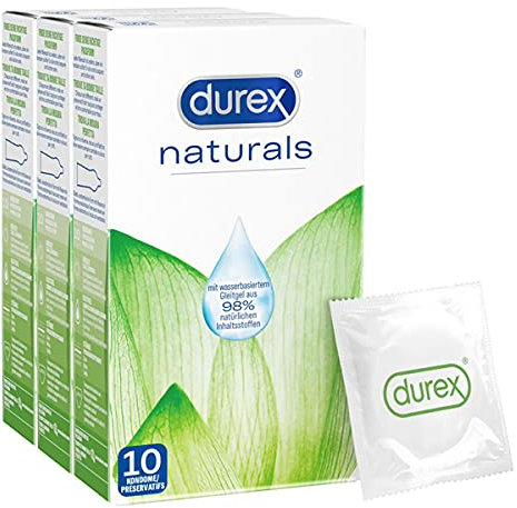 Durex Naturals Kondome 3 x 10 Stück