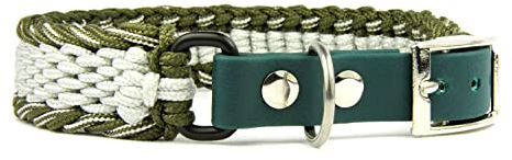 green-pawz Paracord Hundehalsband -Naturliebhaber- (25-31 cm)