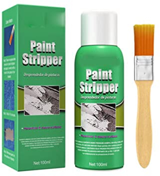 100ml Car Paint Remover Metal Surface Paint Stripper Brush for Auto Wall Marine, Autolackentferner, Abbeizmittel für Metall, Abbeizer Set, Abbeizmittel mit Abbeizpinsel, Abbeizer für Metall Holz