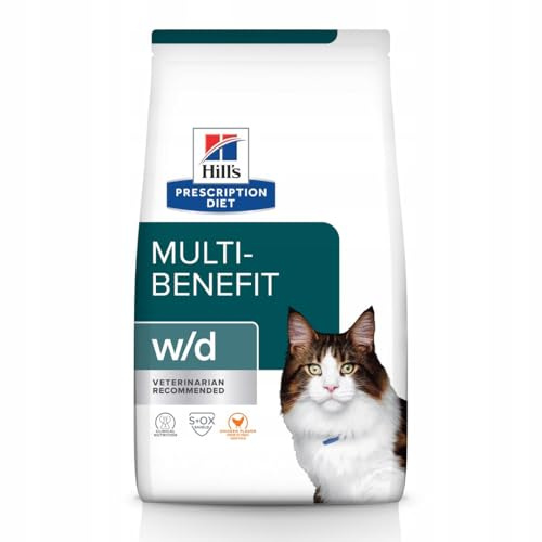 Hill's Prescription Diet Multi-Benefit Feline w/d Dry Cat Food Chicken 3 kg