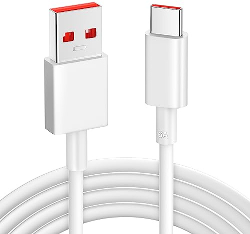 ACOCOBUY Câble USB C 3 m 6A 120W Charge Rapide pour XiaoMi 17 Ultra/15T Pro | Câble Type C Charge Rapide Transfert Données pour Redmi Note 15/14/13/12/11/10 Pro Pad 8 7 6 pour POCO X8 Pro Max/M8/F8/X7/X6