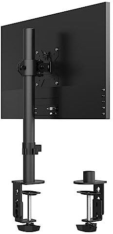 Pholiten Monitor Halterung für 13-32 Zoll Bildschirme bis 10 kg, Verstellbare Monitorhalterung, Bildschirmhalterung Neigbar, Schwenkbar, Drehbar VESA 75x75 mm/100x100 mm