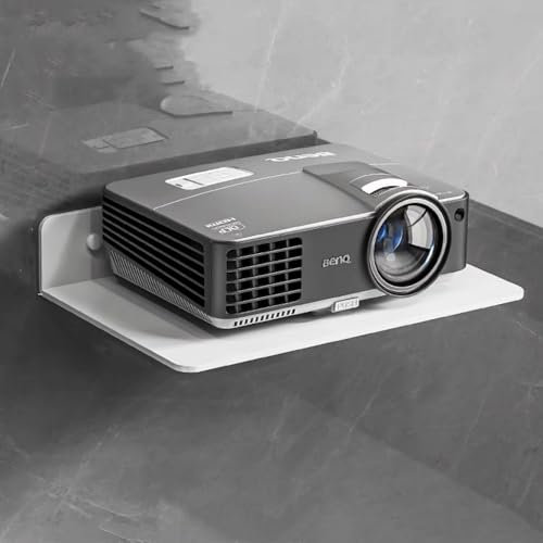 WANLIAN Wall Mount Speaker Stand, Bluetooth Speaker Mount, Adhesive and Screw Wall Mount for Cameras, Baby Monitors, Webcams, Routers and More, Universal Mount