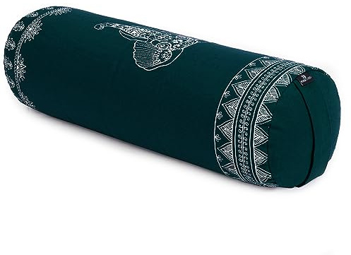 Yoga Studio Traversin rond en sarrasin bio – Collection Nature