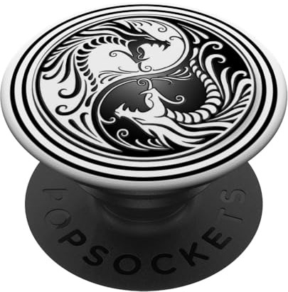 Yin Yang Dragon Pop Socket for Phone PopSockets Yin Yang PopSockets Swappable PopGrip