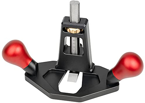 HUIOP Bottom Cleaning Plane Wood Bottom Cleaning Planer CNC Machining Anodized Processing Plane with Brass Nut Depth Adjustment Function