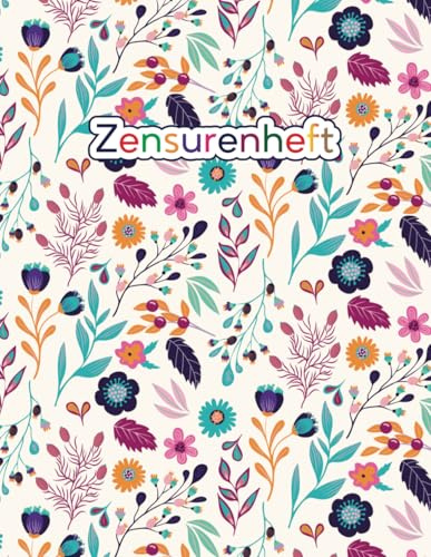 Zensurenheft: A4 Format | Zensurenbuch (bis zu 20 Klassen) | Notenheft für Lehrer und Lehrerinnen | Anwesenheitsliste