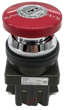 CAYUND Pulsador de Parada de Emergencia Original ABN3K10 ABN3K11 ABN3K02 ABN3K20 ABN3K01(ABN3K11)