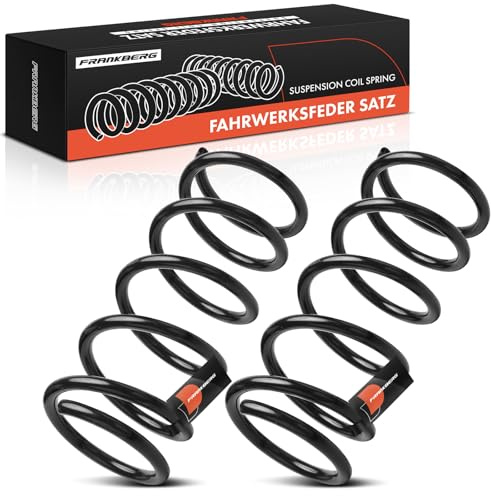 Frankberg 2x Coil Spring Front Axle Compatible with Ducato Bus 244 2002-2006 Ducato Box 244 2002-2006 Ducato Platform/Chassis 244 2002-2006 Replace# 1319262080