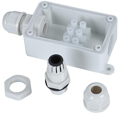 SHINEOFI Cable Hider Box Weatherproof Connection Box for Outdoor Electrical Cables for Electrics