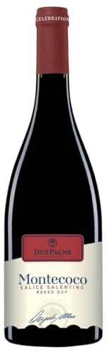 Salice Salentino DOP Montecoco Due Palme 2022, 0,75 ℓ