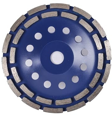 Diagau Diamanttechnik Doppelsegment Diamantschleiftopf 230mm, mit 22,23mm Aufnahme, für Betonschleifen