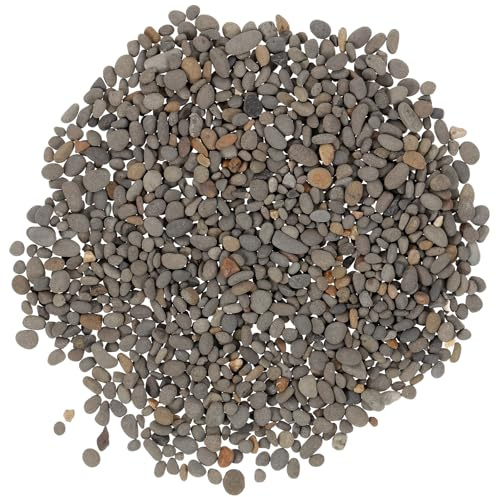 GALPADA Modeling Stones Mini Rocks 2-5Mm Dark Grey Natural Pebbles for Diorama Stone Material and Outdoor Water Features 50G Bag