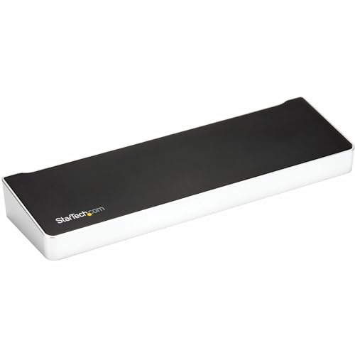 StarTech.com DK30CH2DEP - Dock (Wired, USB 3.0 (3.1 Gen 1) Type-C, 3.5mm, IEEE 802.3, IEEE 802.3ab,IEEE 802.3u, Black, Silver, 5 Gbit/s)