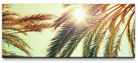 Eau Zone Wandbild Palmen 100x40cm