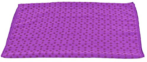 OKAT Asciugamano per Tappetino da Yoga, Protezione Ambientale e Assorbimento d'Acqua insapore Asciugamano per Tappetino da Ginnastica per Yoga in Montagna per Yoga all'aperto per Yoga(Viola)