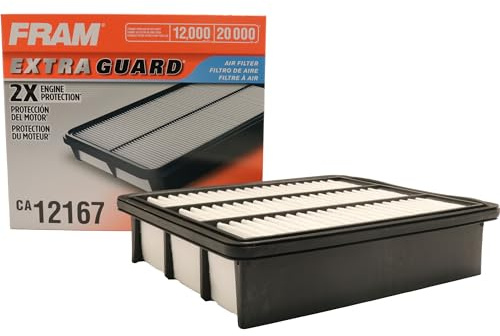 FRAM Extra Guard Rigid Panel Engine Air Filter Replacement, Easy Install w/Advanced Engine Protection and Optimal Performance, CA12167, for Select Mazda Vehicles