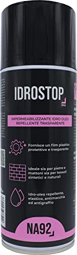 NA92 IDROSTOP Impermeabilizzante Plastificante Spray Protettivo Isolante Trasparente 400 ML NA92 PRO (6)