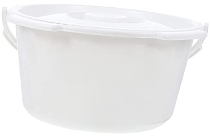 minkissy Tragbare Toilette Unisex-Urinflasche moderner Nachttopf töpchchen easy putz tragbares Töpfchen Urinaltopf für Kinder Eimer zur Aufbewahrung von Urin Mit Deckel Bettpfanne Lagerfass