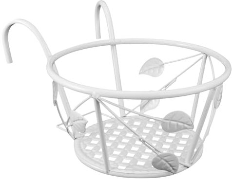 Cabilock 1pezzi Mensola Ferro Per Fioriere Da Balcone Portavaso Elegante e Resistente Per Piante Da Ed Esterno Design e Stile Moderno Per Decorare e Spazi Esterni