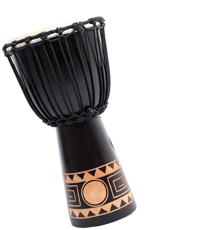 Professionelle Djembe 10-Zoll-afrikanische Trommel Aus Mahagoni-Ziegenleder. Afrikanische Trommel Für Anfänger, Die Handtrommel Spielen