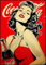 KUSTOM ART Quadro da Tavolo o da Parete Serie Pubblicità Vintage Bevande Stampa su Legno 30x21 cm.