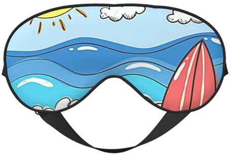 Sommer-Schlafmaske aus Seide mit verstellbarem Riemen, Augenmaske aus Seide, weiche Augenabdeckung, zum Ausblenden von Lichtern, für süßen Schlaf, Reisen, Entspannung, Nickerchen, Meditation