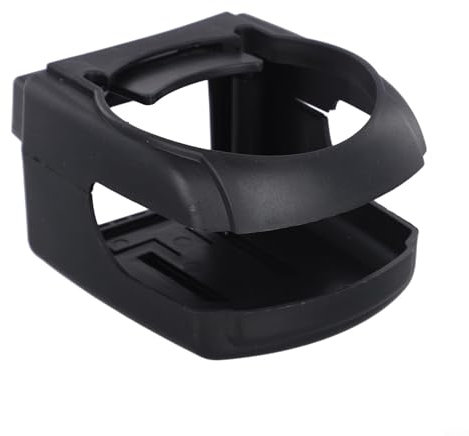 Coche Portavasos Soportes, El Almacenamiento aerodinámico de Bebidas para automóvil sostiene Bebidas, ceniceros, Accesorios Coche para Autocaravanas, Yates, Furgonetas, Camiones, Casas (Negro)