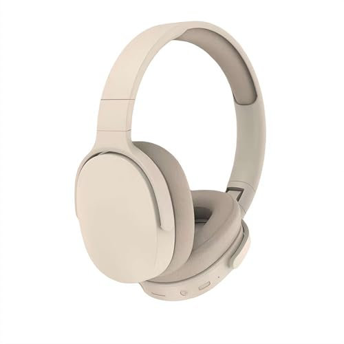 Wireless Bluetooth Headphones, Head Mounted Bluetooth Earphones Wireless, Comfort Heavy Bass Earphones, And Long Battery Life, Providing A Comfortable Wearing Experience (Khaki)