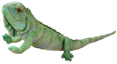 KUKUShining Eidechsen Plüschtier, Weiches Kuscheliges Stofftier Reptilien Puppen Lebensechtes Plüschkissen Für Kinder Geburtstagsgeschenk(Blue,85cm/33.5in)