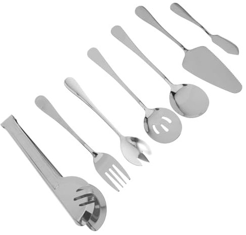GLEAVI Posate in Acciaio Forchetta Cucchiaio Kit Stoviglie Riutilizzabili Per e Ristoranti Utensili Essenziali Per Pranzo e