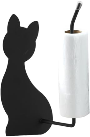 Portarotolo di carta, porta rotolo da cucina, supporto per dispenser di fazzoletti con design a forma di gatto, per organizzare casa, appartamento, ospiti, viaggi, fattoria