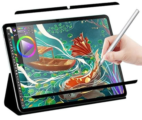 CHSTLS 2Pcs Paper-Feel Magnetic Screen Protector for Huawei Enjoy Tablet 2 10.1 inch 2020, Anti Glare & Detachable & Reusable Matte Film, Designed for Drawing, Writing