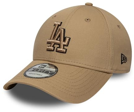New Era Berretto da baseball 9Forty Team Outline MLB Los Angeles Dodgers per adulti, beige chiaro