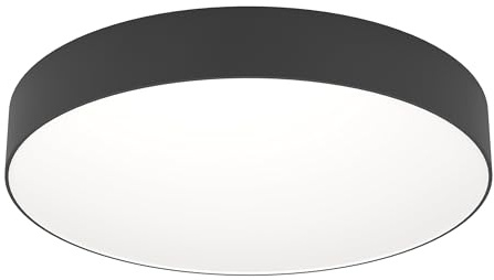 EGLO connect.z Smart-Home LED Deckenleuchte Gallizzi-Z, Ø 49 cm | ZigBee Deckenlampe, Matter, App und Sprachsteuerung Alexa, warmweiß-kaltweiß, RGB, dimmbar, Lampe Decke schwarz