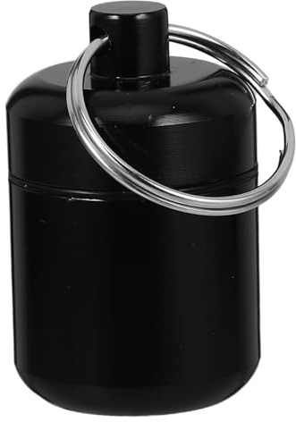 DECOMELODY Metal Earplug Storage Case with Keychain Portable Waterproof Earbud Travel Holder for Noise Reduction Earplugs for Concerts and Commuting