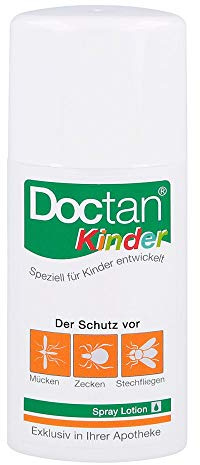 Doctan Lotion für Kinder ab 6 Monaten – bis zu 12h zuverlässiger Schutz vor Mücken, Zecken, Stechfliegen, 100ml