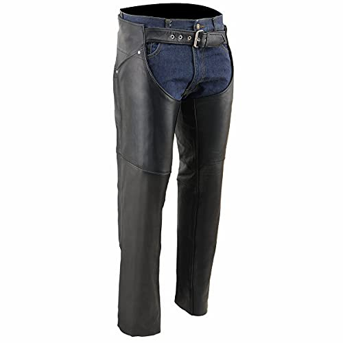 Milwaukee Leather Women's Chaps (Black, XX-Small)