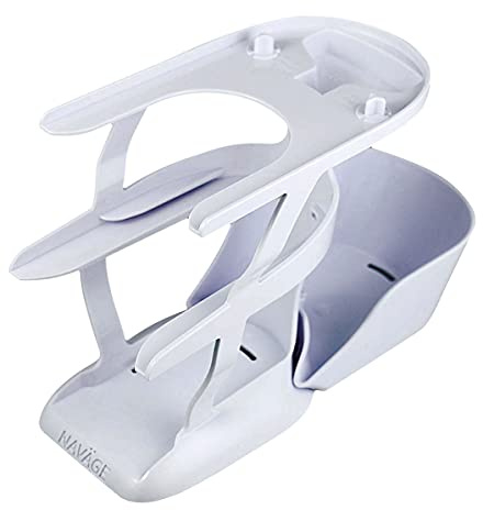 Navage Countertop Caddy - Storage Caddy Organizer for The Nasal Irrigation System - 3-Tier Nose Cleaning Supplies Organizer with Detachable Tray - Plastic Caddy Only - Nasal Care Accessories