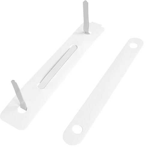 KLEBESHOP24 Abheftmechaniken 3-teilig 105 x 20 mm, 100 Stück | Selbstklebende Heftstreifen für Mappen, Akten und Ordner