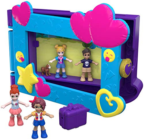 Polly Pocket - Mini-Coffret Coloré Prend la Pose Micro-Poupée, FRY96