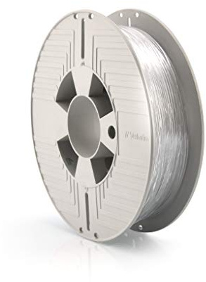 Verbatim Durabio 3D-Filament 3D-Druck, 1,75mm, 500g, Polycarbonatharz-Filament zur Materialextrusion, für 3D-Drucker & 3D-Stift, 3D-Drucker-Filament aus Polycarbonatharz, durchsichtig