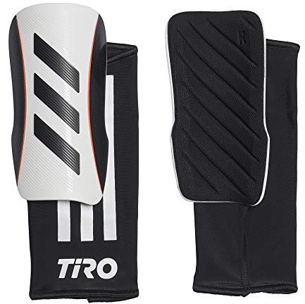adidas,unisex-adult,Tiro Shin Guard,White/Black/Black/Solar Red,Medium